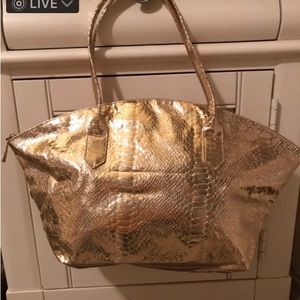GOLD PURSE&MAKEUP BAG